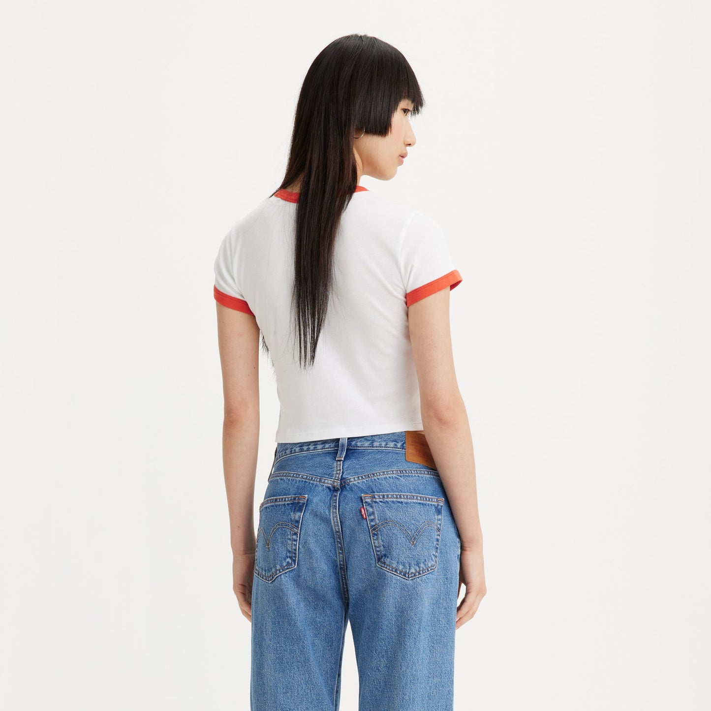 Levi's® 圖案包邊短版 T-Shirt| 女裝