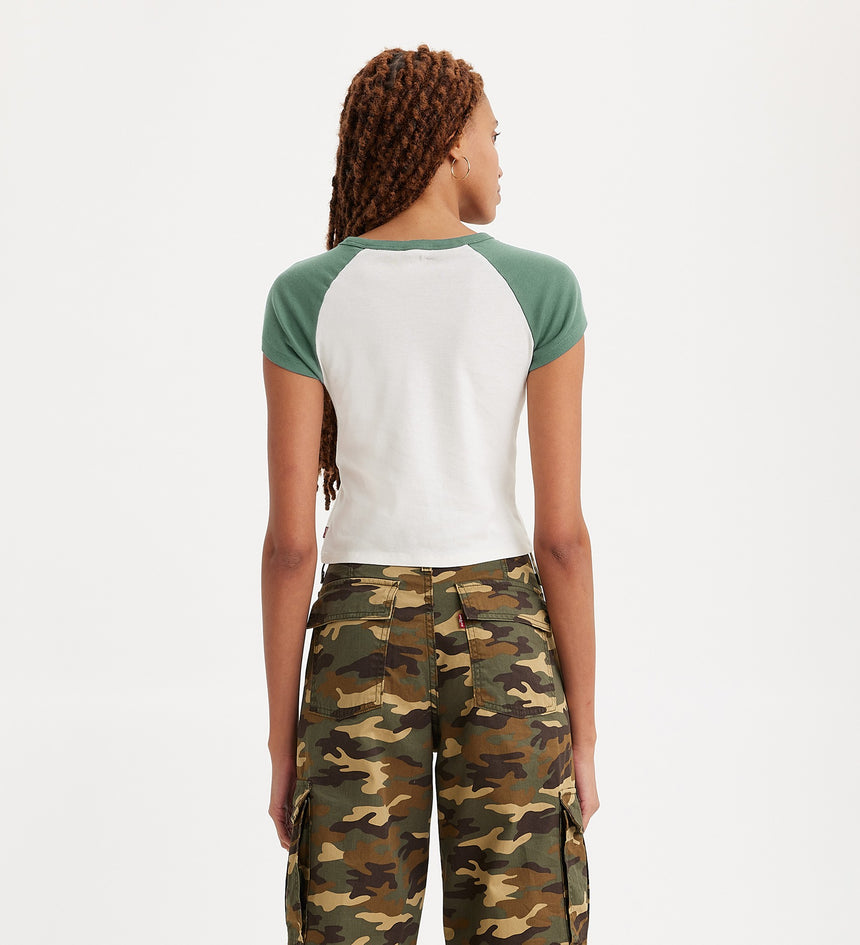 levi's® girlfriend 圖案t恤 | 女裝 A61320005XS- White – Levi's 香港