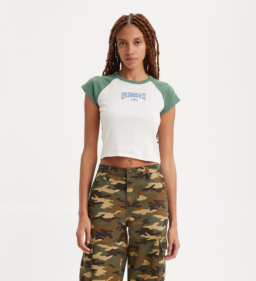 levi's® girlfriend 圖案t恤 | 女裝 A61320005XS- White – Levi's 香港