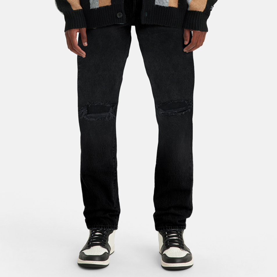 Levis 501 Ripped Jeans And White Sneakers Levi's® 501 1954 Super