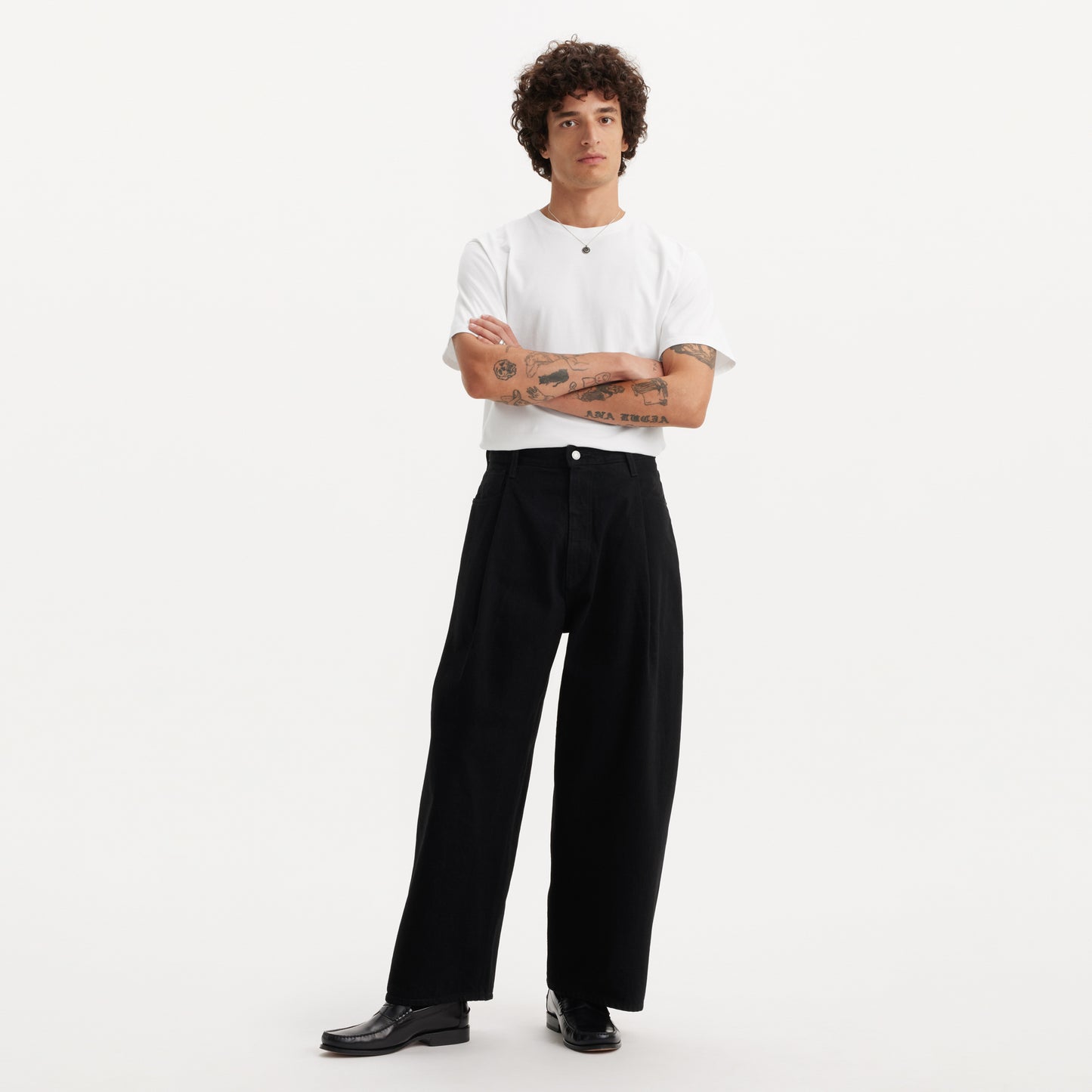 Levi's® Men's Made Of Japan Denim Wide-Leg Pleat Jeans