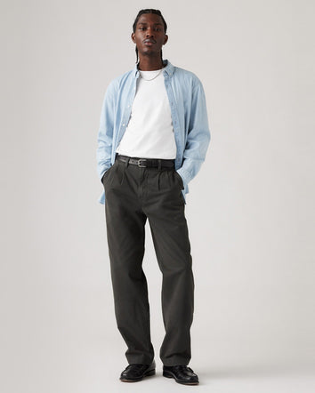 levi's® xx chino 打褶直腳褲| 男裝 A921100072832 Pirate Black Non-stretch Twill Garment Dye  – Levi's 香港