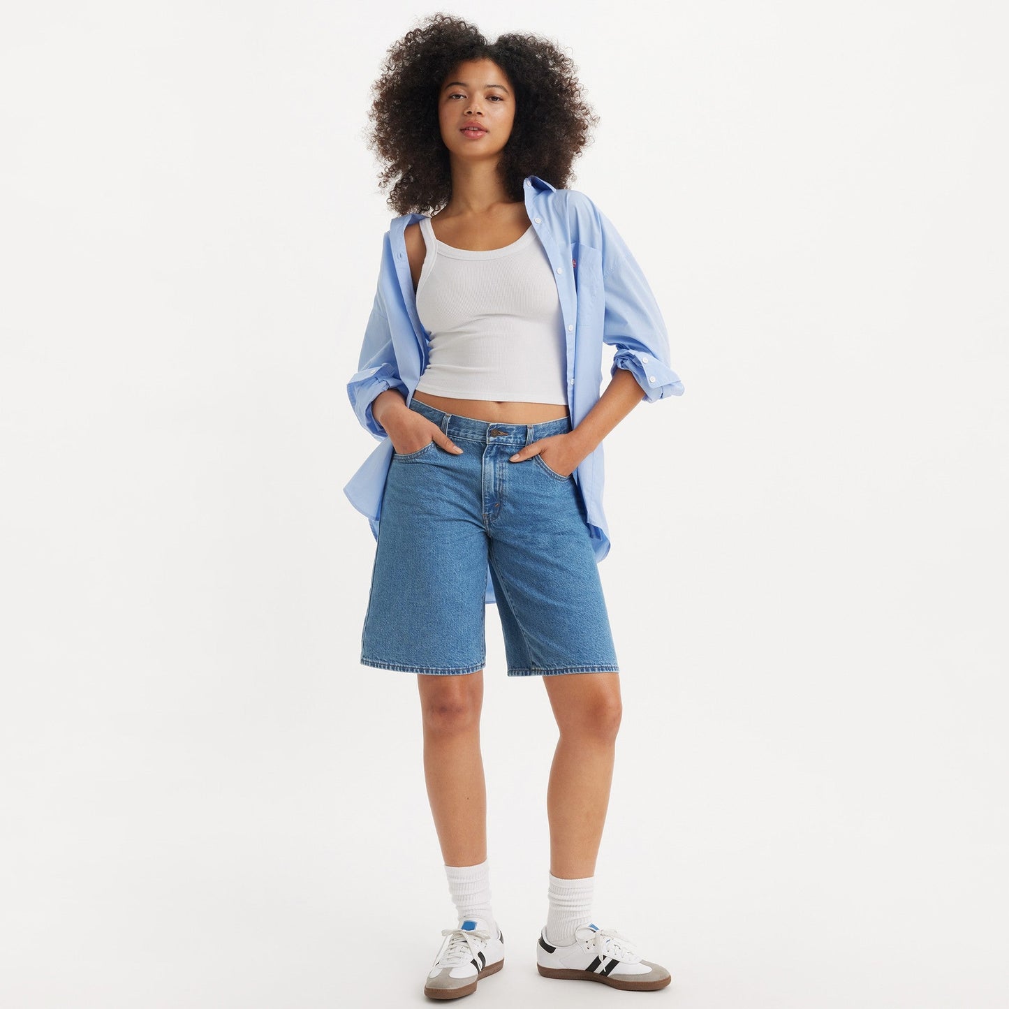 Levi's® 寬鬆老爹短褲 |女裝