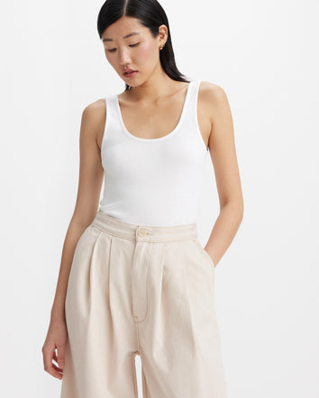 levi's® made of japan denim pleated trousers 000P400002630 Moj Soft Ecru  – Levi's Hong Kong