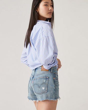 levi's® women's 501® original high-rise jean shorts 56327039024- Vague Finish  – Levi's Hong Kong