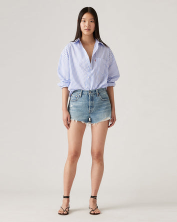 levi's® women's 501® original high-rise jean shorts 56327039024- Vague Finish  – Levi's Hong Kong