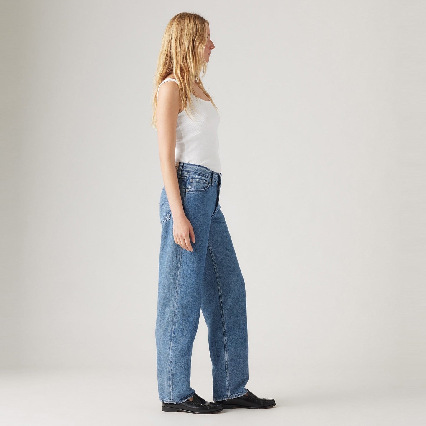 Levi’s® WellThread® 寬鬆老爹牛仔褲| 女裝