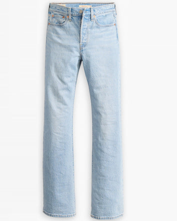 levi's® wedgie 高腰修身排釦直筒靴型牛仔褲 | 女裝 A871000032530 Hazy Shades  – Levi's 香港