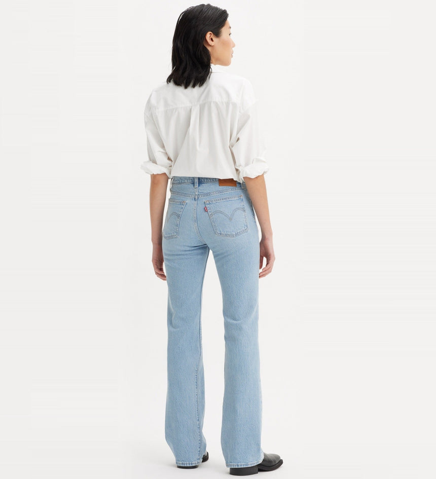 levi's® wedgie 高腰修身排釦直筒靴型牛仔褲 | 女裝 A871000032530 Hazy Shades – Levi's 香港