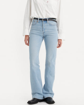 levi's® wedgie 高腰修身排釦直筒靴型牛仔褲 | 女裝 A871000032530 Hazy Shades  – Levi's 香港