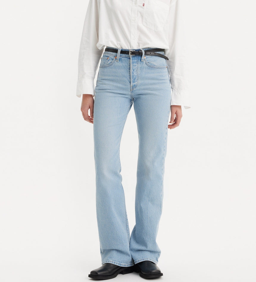 levi's® wedgie 高腰修身排釦直筒靴型牛仔褲 | 女裝 A871000032530 Hazy Shades – Levi's 香港