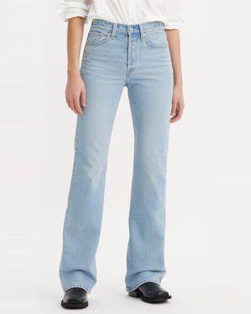 levi's® wedgie 高腰修身排釦直筒靴型牛仔褲 | 女裝 A871000032530 Hazy Shades  – Levi's 香港