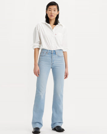 levi's® wedgie 高腰修身排釦直筒靴型牛仔褲 | 女裝 A871000032530 Hazy Shades  – Levi's 香港