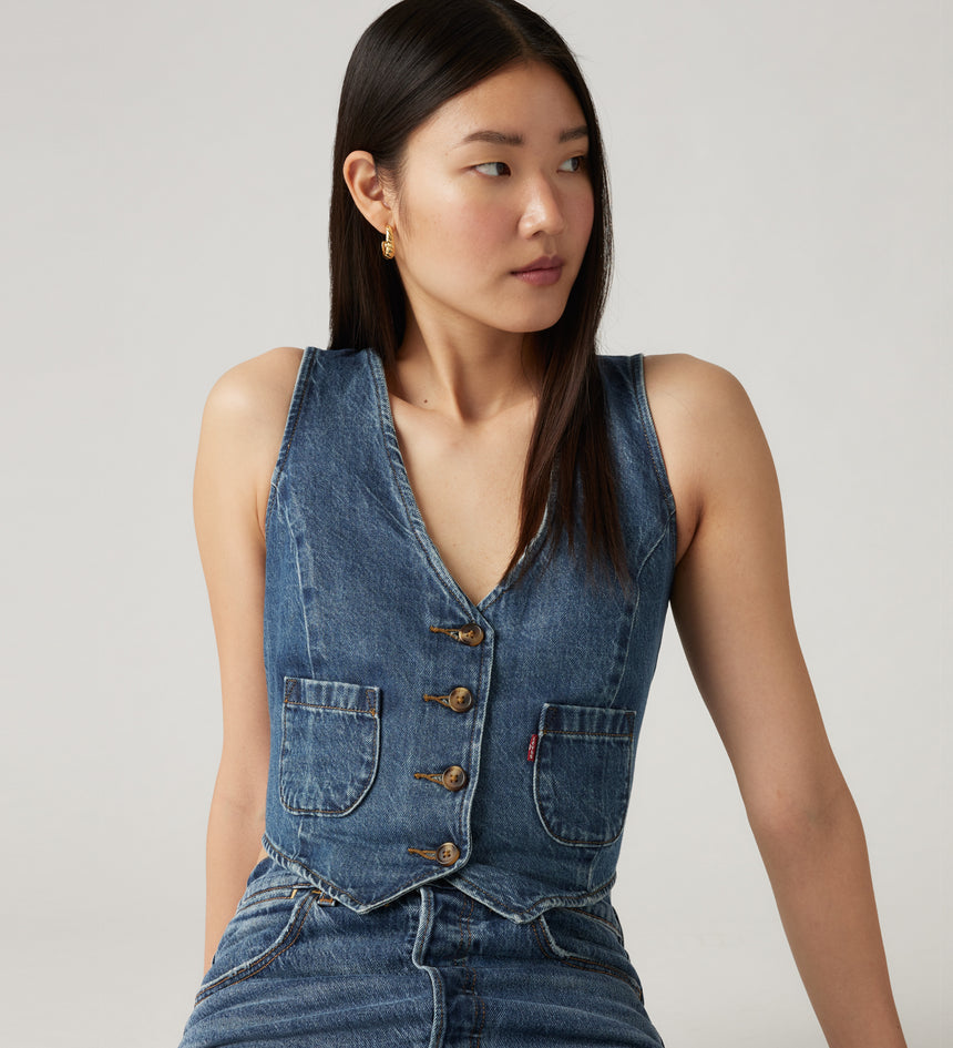 levi's® 修身牛仔背心| 女裝 A87490013S- Big Yikes – Levi's 香港