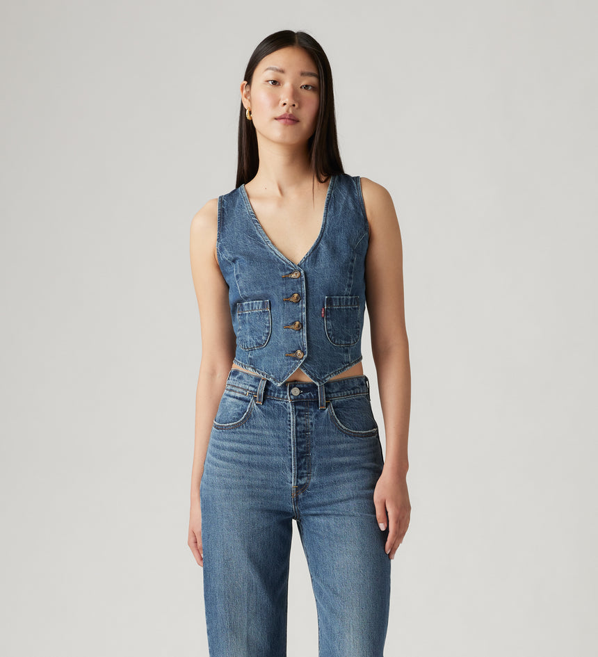 levi's® 修身牛仔背心| 女裝 A87490013S- Big Yikes – Levi's 香港