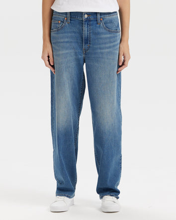 levi’s® women's baggy dad mid-rise straight jeans A349400732330 Indigo  – Levi's Hong Kong