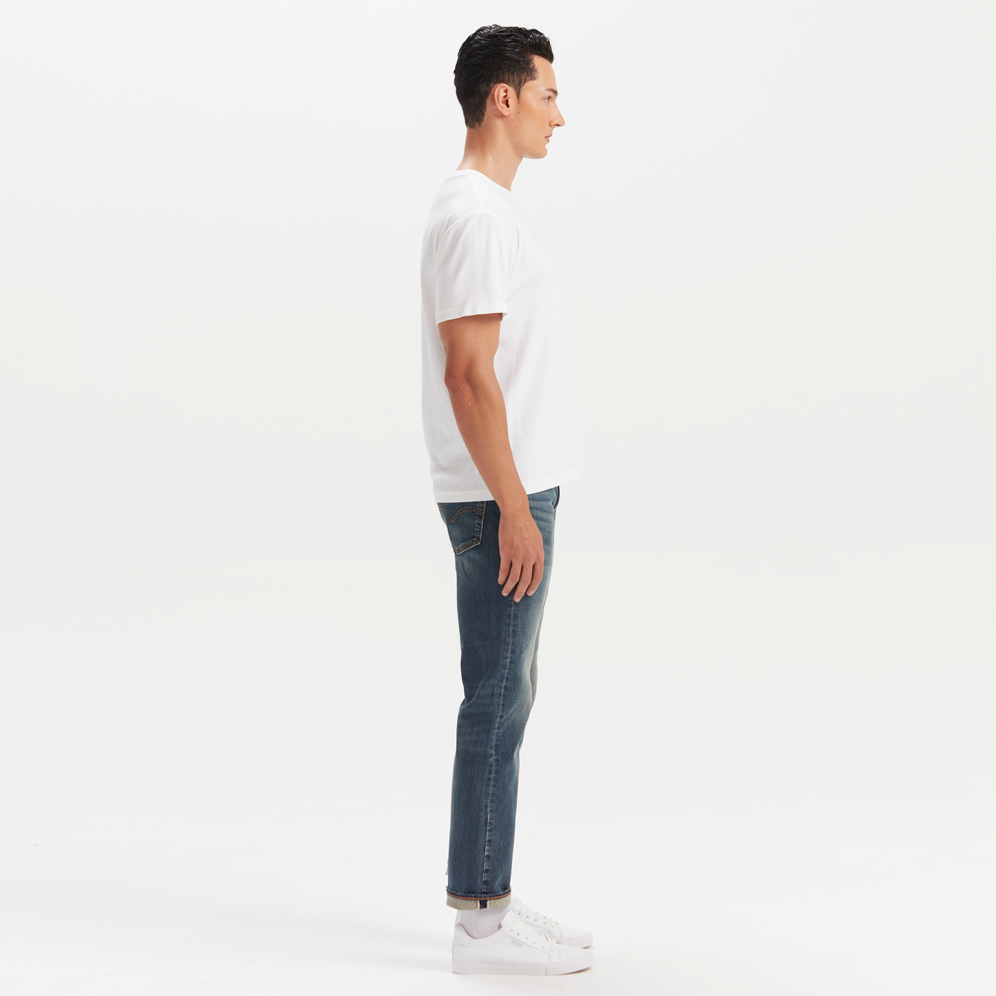 Levi’s® 502™ 中腰舒適錐形赤耳牛仔褲 | 男款