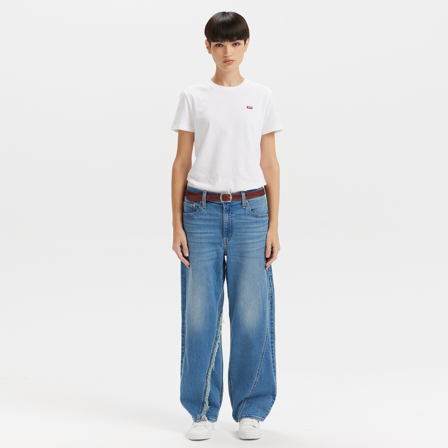 Levi’s® Baggy Dad 中腰寬鬆直筒牛仔褲 | 女款