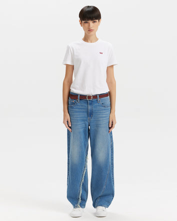 levi’s® women's baggy dad mid-rise straight jeans A349400802330 Indigo  – Levi's Hong Kong