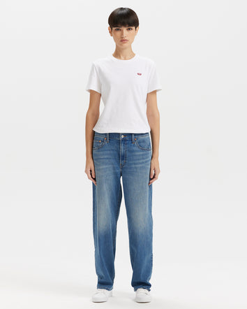 levi’s® women's baggy dad mid-rise straight jeans A349400732330 Indigo  – Levi's Hong Kong