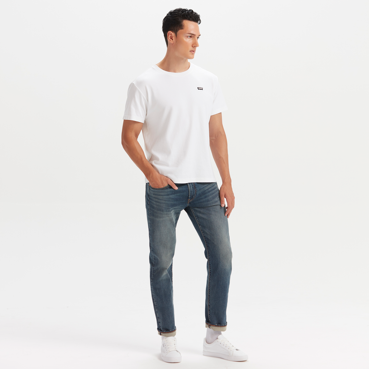 Levi’s® 502™ 中腰舒適錐形赤耳牛仔褲 | 男款