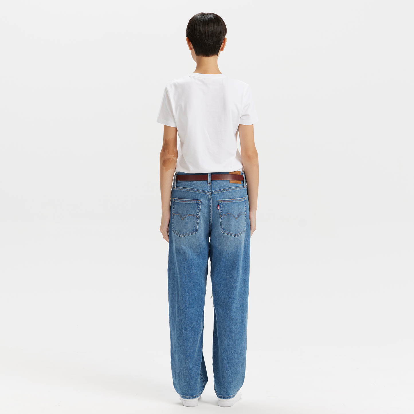 Levi’s® Baggy Dad 中腰寬鬆直筒牛仔褲 | 女款