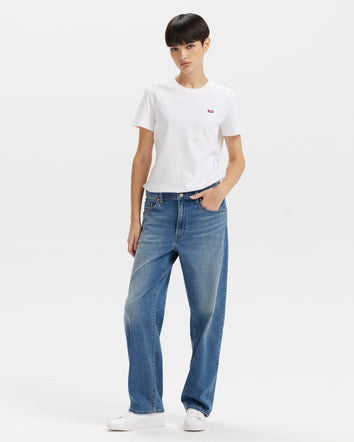 levi’s® women's baggy dad mid-rise straight jeans A349400732330 Indigo  – Levi's Hong Kong