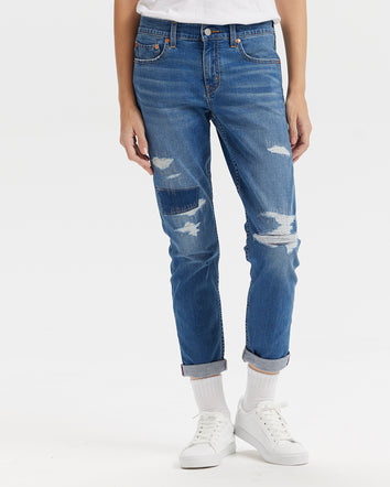 levi’s®  boyfriend中腰錐形牛仔褲 | 女款 1988703882427 Indigo  – Levi's 香港