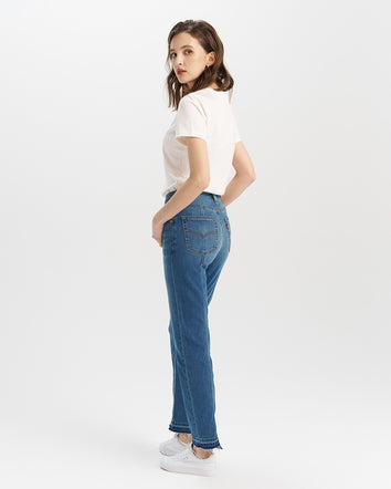 levi’s® women's 724 high-rise straight jeans 1888304192428 Indigo  – Levi's Hong Kong