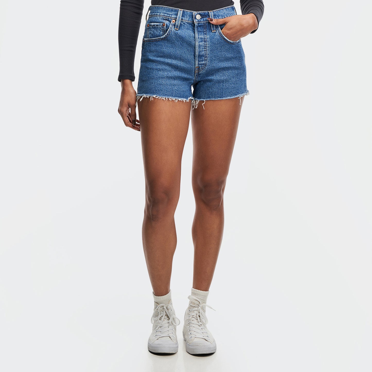 Levi's® 501® 原創高腰牛仔短褲 | 女裝