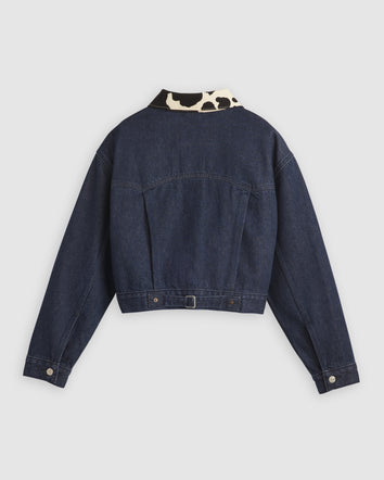 levi's® x toy story 女士 type ii trucker 牛仔外套 | 女裝 0034C0000XS- Dark Indigo  – Levi's 香港