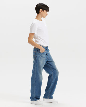 levi’s® women's baggy dad mid-rise straight jeans A349400732330 Indigo  – Levi's Hong Kong