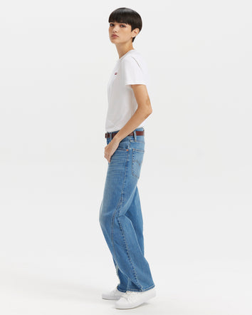 levi’s® women's baggy dad mid-rise straight jeans A349400802330 Indigo  – Levi's Hong Kong