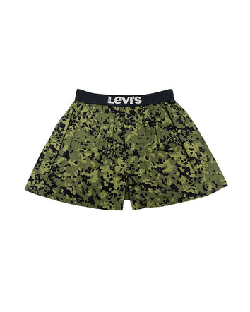 levi's® men's woven emmet yarn dye plaid boxers 876200075S- Charcoal Heather / Riffle Green - Green  – Levi's Hong Kong