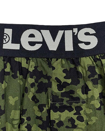 levi's® men's woven emmet yarn dye plaid boxers 876200075S- Charcoal Heather / Riffle Green - Green  – Levi's Hong Kong