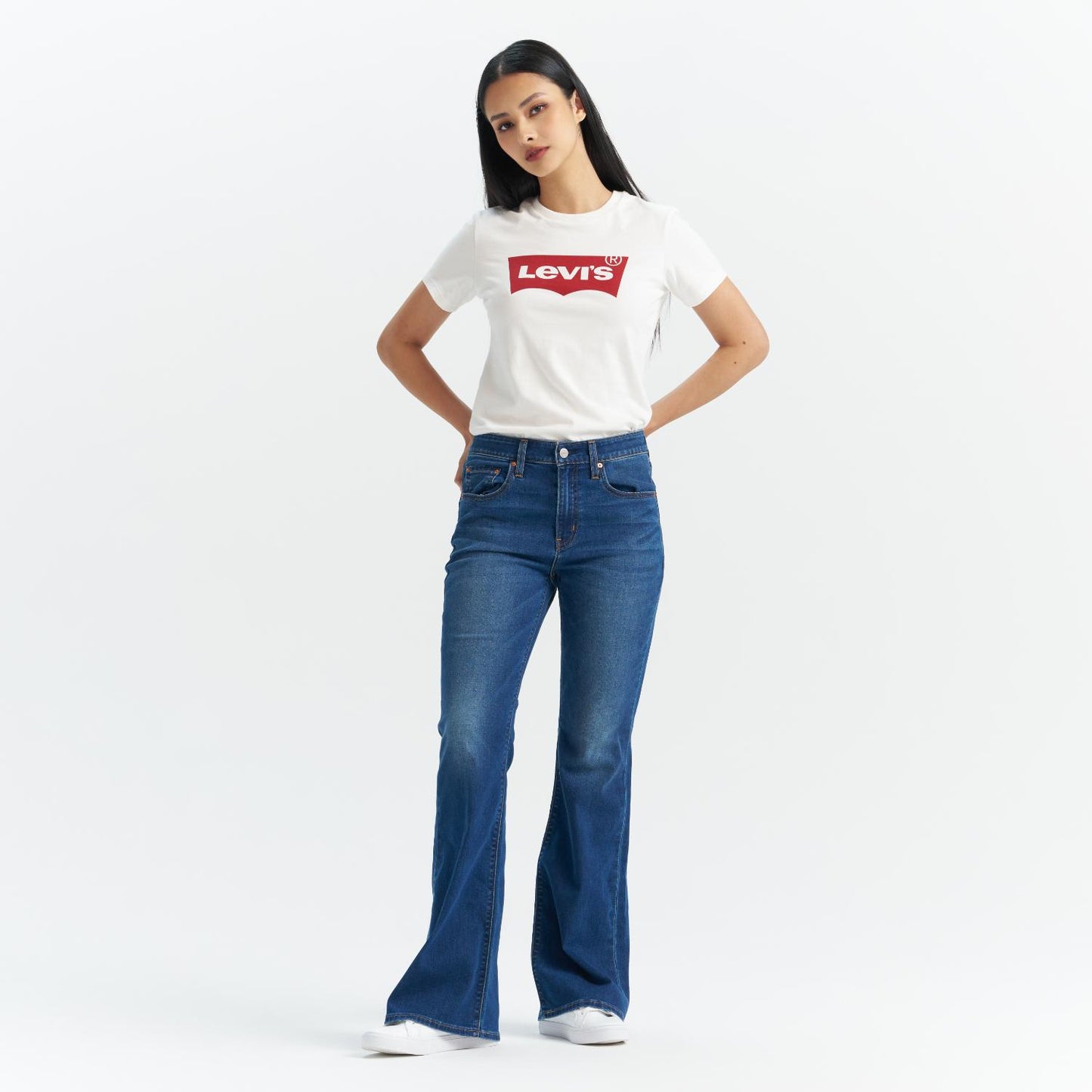 Levi’s® 726™ Performance Cool 高腰 喇叭牛仔褲 |女裝