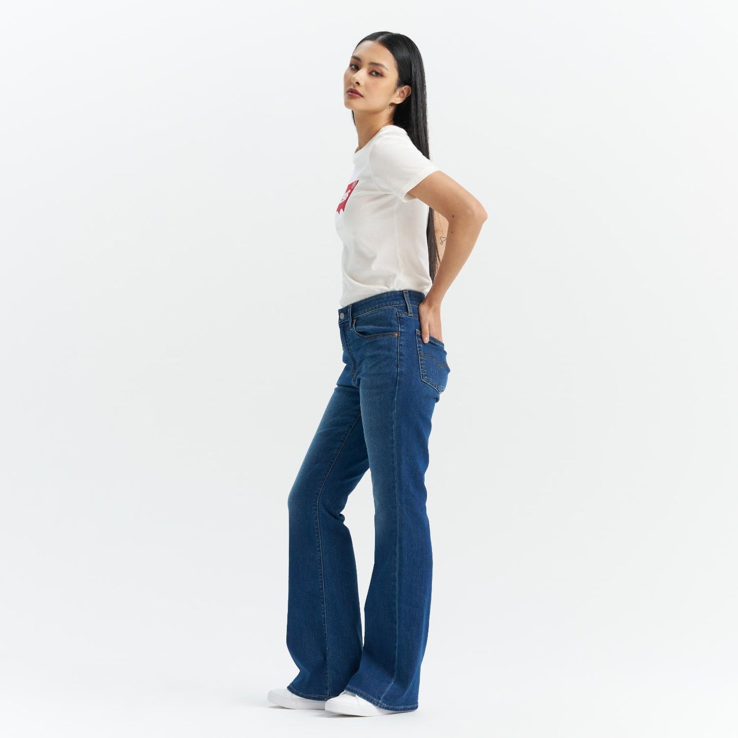 Levi’s® 726™ Performance Cool 高腰 喇叭牛仔褲 |女裝