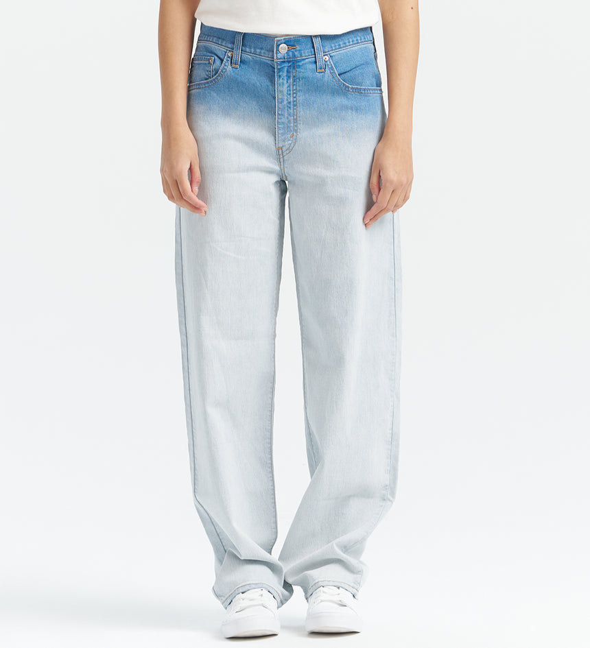 levi’s® performance cool  中腰寬鬆直筒牛仔褲 |女裝  A349400742330 Indigo – Levi's 香港