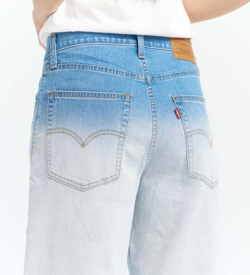 levi’s® performance cool  中腰寬鬆直筒牛仔褲 |女裝  A349400742330 Indigo – Levi's 香港