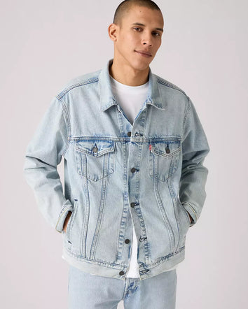 levi's® men's relaxed trucker jacket A57820078S- Light Indigo  – Levi's Hong Kong