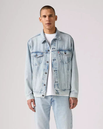 levi's® men's relaxed trucker jacket A57820078S- Light Indigo  – Levi's Hong Kong