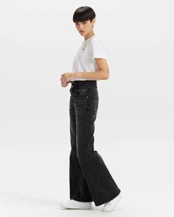 levi’s® women's high-waisted jeans A750300362530 Black  – Levi's Hong Kong