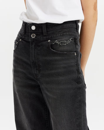levi’s® women's high-waisted jeans A750300362530 Black  – Levi's Hong Kong