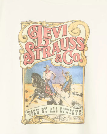 levi's® boxy 寬鬆圖案 t 恤| 女裝 A88040049XS- White  – Levi's 香港