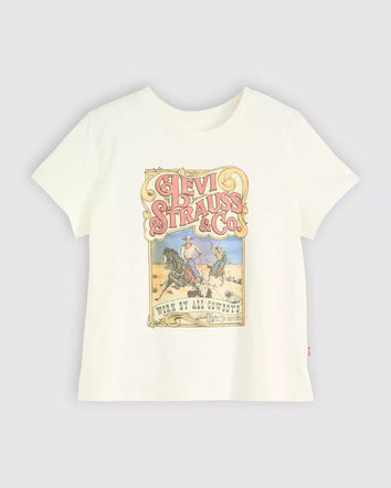 levi's® boxy 寬鬆圖案 t 恤| 女裝 A88040049XS- White  – Levi's 香港