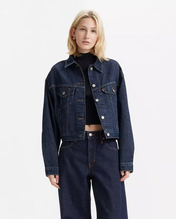 levi's® '90s 年代工裝外套| 女裝 - dark indigo | levi's hk A91550000XXS- Dark Indigo  – Levi's 香港