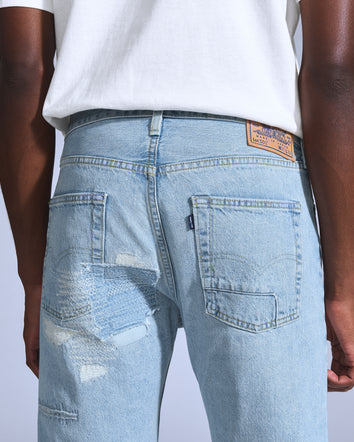 levi's® 藍標男士1980年代501® 牛仔褲 A587500092832 Med Indigo - Worn In  – Levi's 香港
