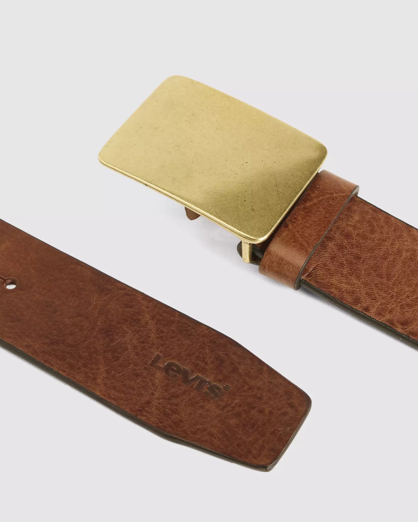 Levi's® Ryder Plaque Buckle 徽章扣皮帶 | 男裝