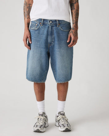 levi's® 478 baggy 寬鬆短褲 |男裝 001JM00052812 Med Indigo - Worn In  – Levi's 香港
