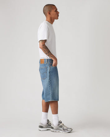 levi's® 478 baggy 寬鬆短褲 |男裝 001JM00052812 Med Indigo - Worn In  – Levi's 香港